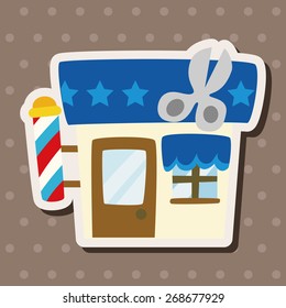 Building hair cut store theme elements 
