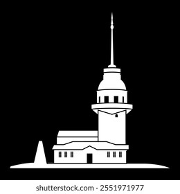 building with a high spire