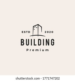 building hipster vintage logo vector icon illustration