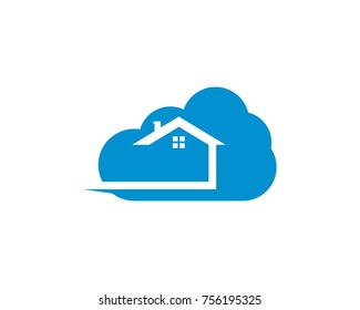 Building home fast logo design template