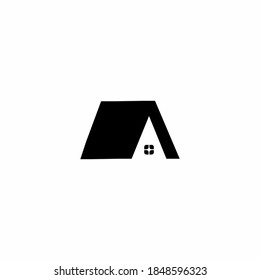 Plantilla de diseño del logotipo del vector de construcción de viviendas
