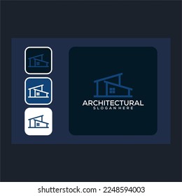 construcción con diseño de logotipo para el hogar