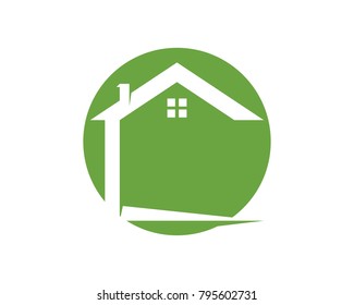 Building home logo design template