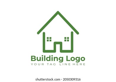 building and home logo design vector template 