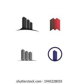 Building home logo, house logo, architecture, icon, residence and city, town, design and window, estate, business logo, vector home