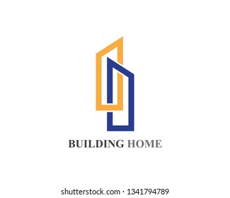 Building and home logo nvector