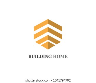 Building and home logo nvector