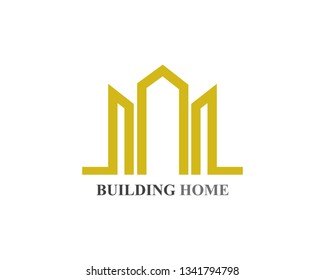 Building and home logo nvector