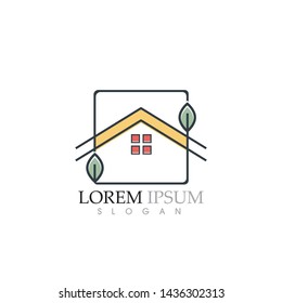 Building home Logo and symbol design