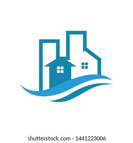 building and a home logo template
