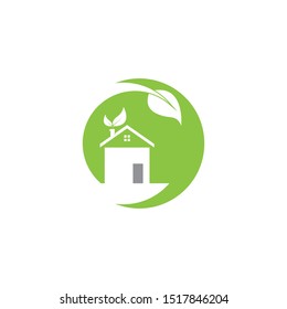 Building home nature icon vector illustration
