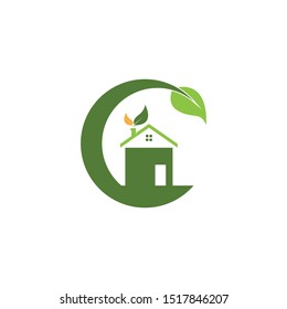 Building home nature icon vector illustration