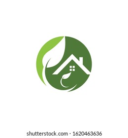 Building home nature icon vector illustration