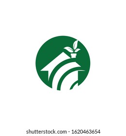 Building home nature icon vector illustration