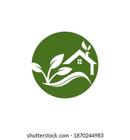 Building home nature icon vector illustration