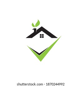 Ilustración vectorial del icono de la naturaleza del hogar