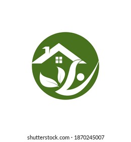 Building home nature icon vector illustration