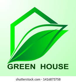 Building home nature logo design concept
