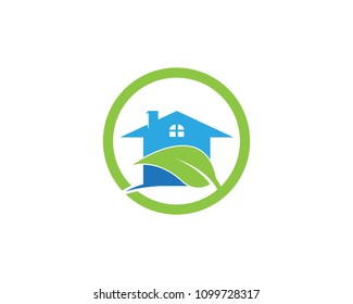 Building home nature logo template