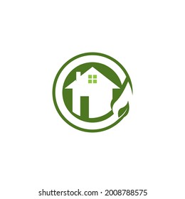 Building home nature logo  vector template