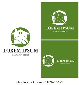 Building Home Nature Logo  Vector Template