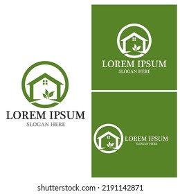 Building Home Nature Logo  Vector Template