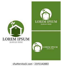 Building Home Nature Logo  Vector Template