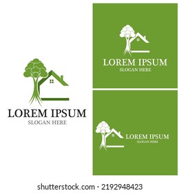 Building Home Nature Logo  Vector Template