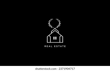 	
Building home nature logo vector template	
