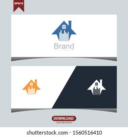 Building home real estate business logo icon vector inspiration design