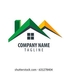 Building Home. Real Estate Design Logo
