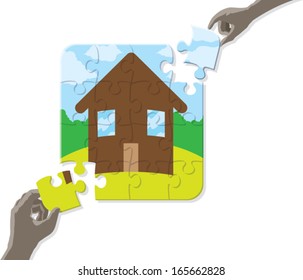 Building house