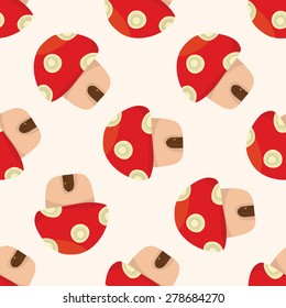 Building house, cartoon seamless pattern background