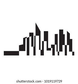 Building house concept logo construction symbol vector illustration