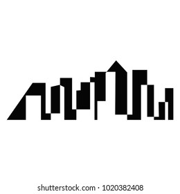Building house concept logo construction symbol vector illustration