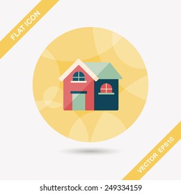 Building house flat icon 