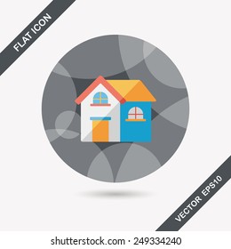 Building house flat icon