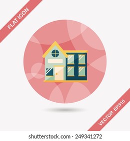Building house flat icon