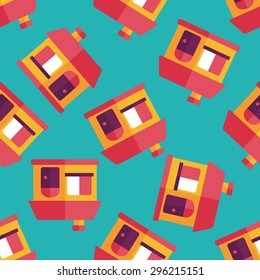 Building house flat icon,eps10 seamless pattern background
