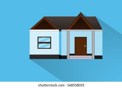 building house home design.vector and illustration