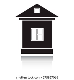 Building. House Icon.
