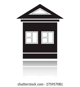 Building. House Icon.
