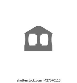 building, house, icon