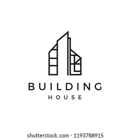 building house logo design modern living interior design lifestyle