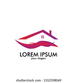 building or house logo icon for architect company