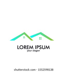 building or house logo icon for architect company