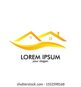building or house logo icon for architect company