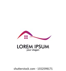 building or house logo icon for architect company