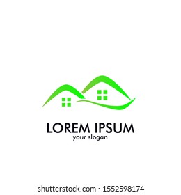 building or house logo icon for architect company