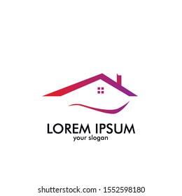 building or house logo icon for architect company